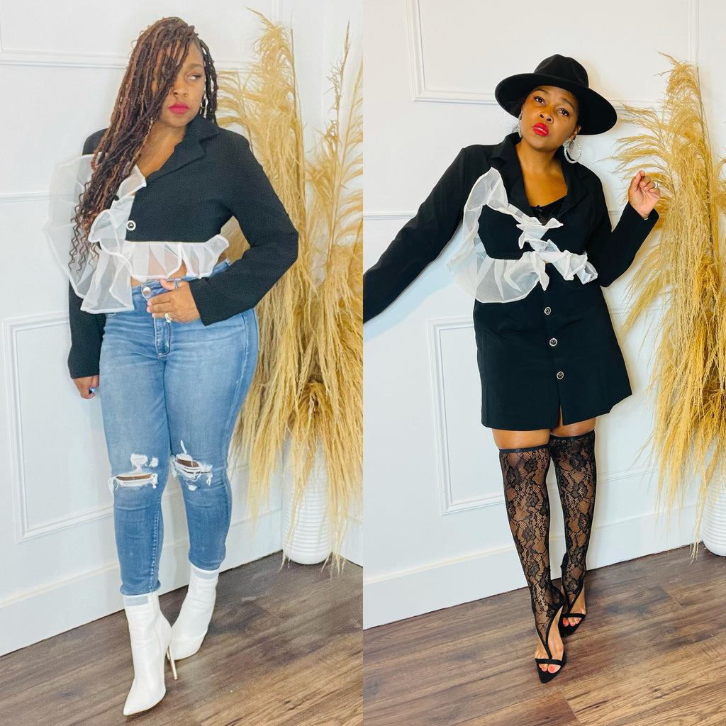 Had me at Hello Pretty Interchangeable Blazer Dress